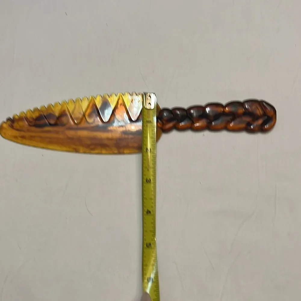 Amber and Brown Decorative Knife